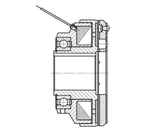 Муфта электромагнитная сухая E 210 VAR 00 - 1600 Warner Electric